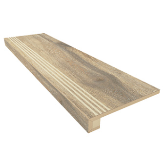 сКомплект (Ступень DA02 (330x1200) мм Непол. (прямоугол. бортик) + Подступенок (145x1200))