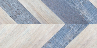 Пробковые полы CHEVRON BLUE 1235х305х6 мм клеевые