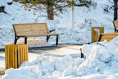 Набережный бульвар в г. Ангарск