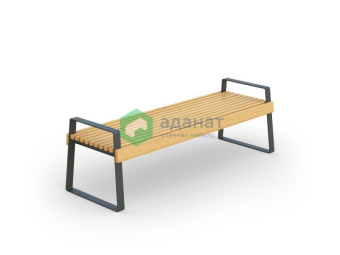 Скамейка «Глория» без спинки 1800х590х570мм