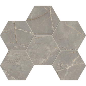 Мозаика BERNINI BR03 Hexagon 250x285 мм Полир.